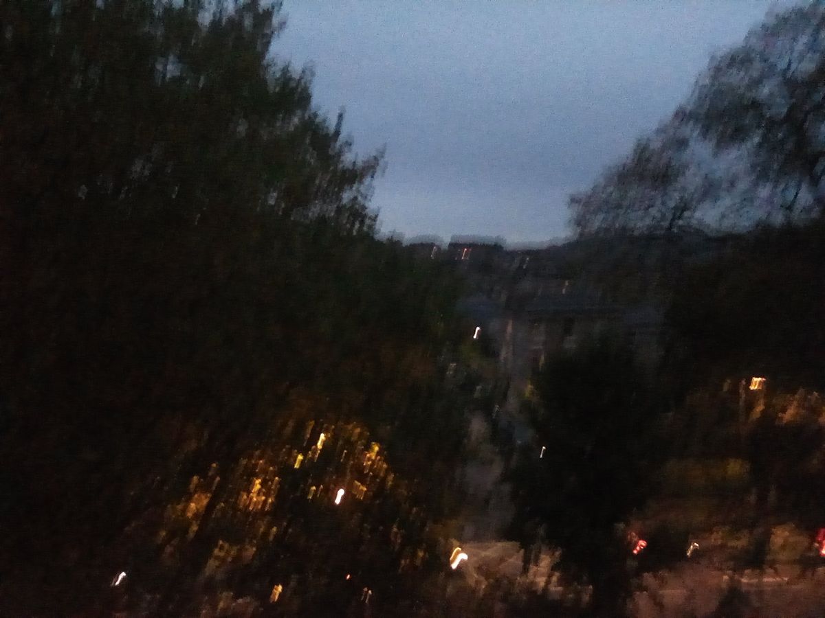 The tablet struggles to focus in low light.