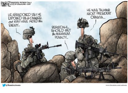 Obama cartoon Serial Bowe Bergdahl