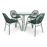 Habitat Habitat Hector 4 Seater Rattan Effect Patio Set