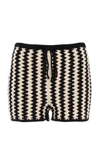 Dor Crocheted Organic Cotton Shorts