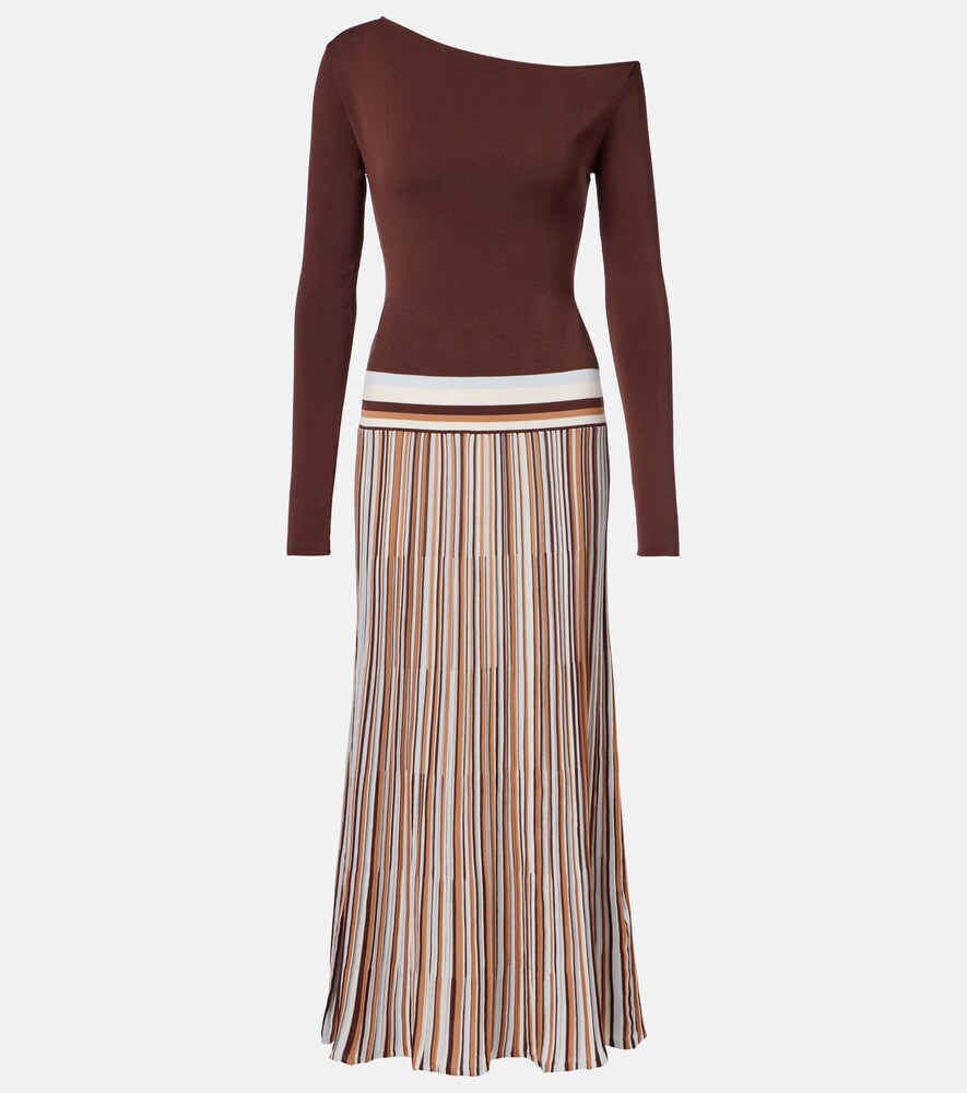 Citara Knitted Cotton-Blend Maxi Dress