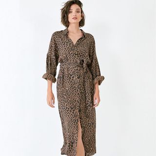 best shrit dresses Hush leopard print shirt dress