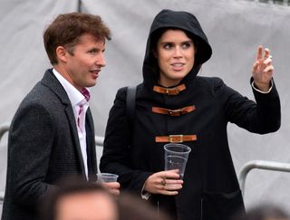 James Blunt and Princess Eugenie attend the Sentebale Concert at Kensington Palace on June 28, 2016 in London, England. Sentebale was founded by Prince Harry and Prince Seeiso of Lesotho over ten years ago. It helps the vulnerable and HIV positive children of Lesotho and Botswana