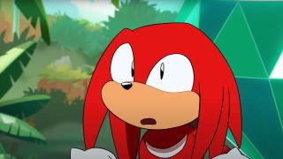Knuckles as seen in Sonic Mania Adventures Part 3