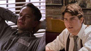 Tim Robbins on the left, Tom Cruise on the right