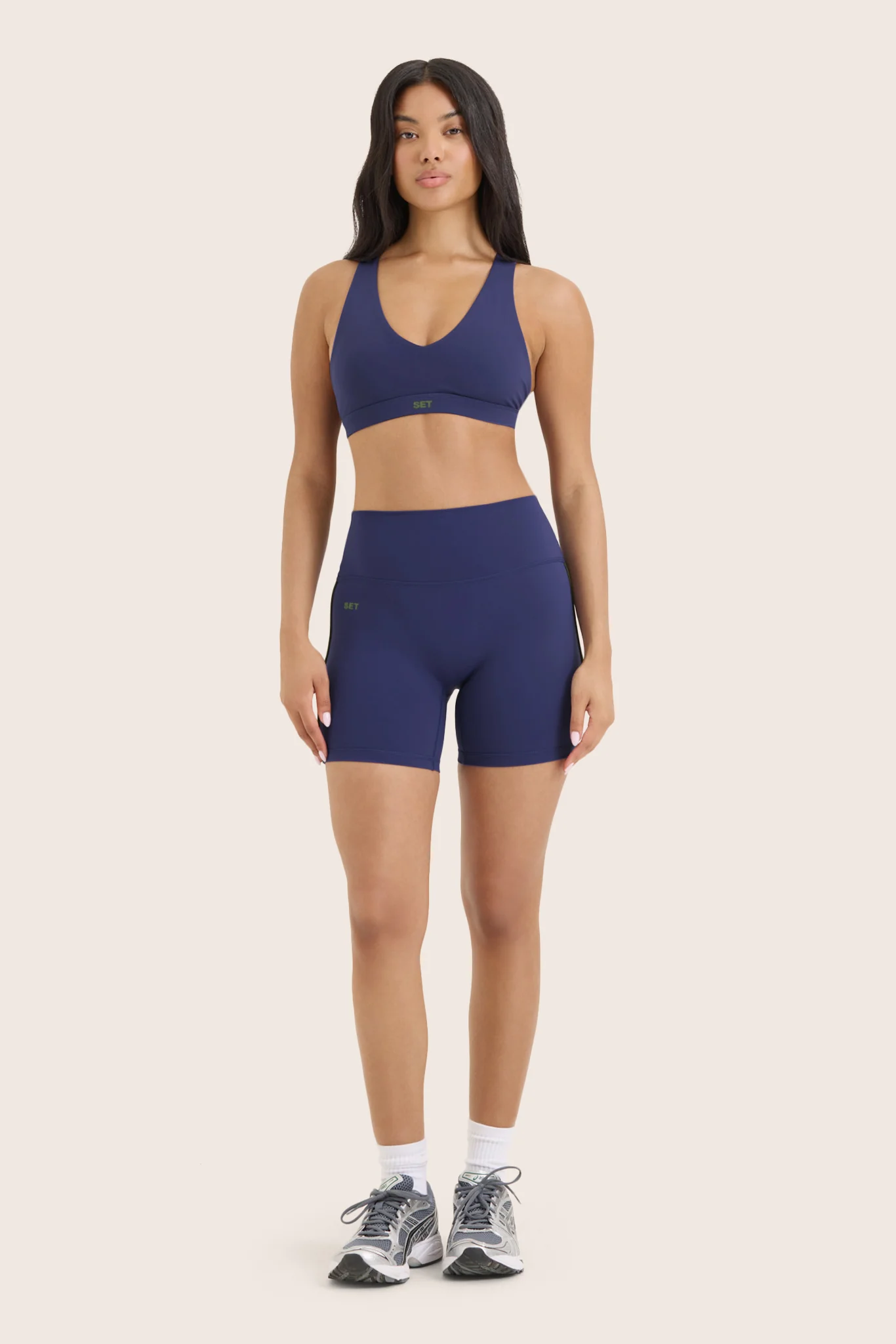 set active, Sportbody Sporty Duo Stripe Shorts