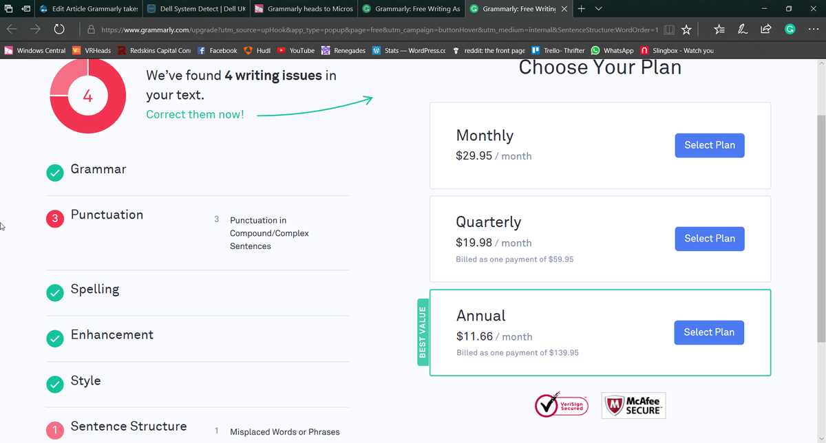 Grammarly for Microsoft Edge fixes all your grammar errors Windows