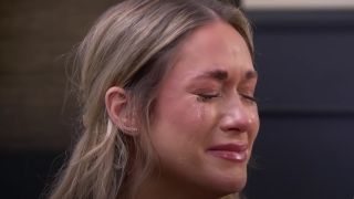 Rachel Recchia crying on The Bachelor