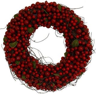 contemporary house christmas wreath