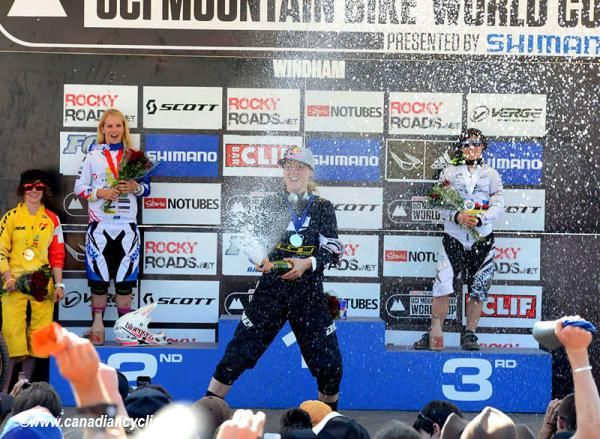 Rachel Atherton (GT) has some fun