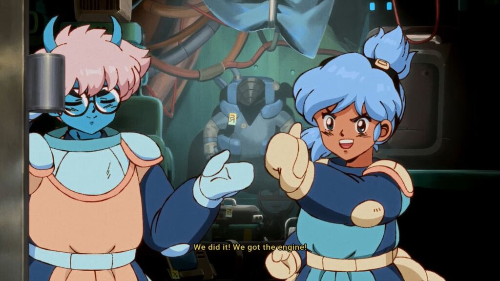 Screenshot from the 2026 sci-fi co-op video game "Orbitals" for Nintendo Switch 2
