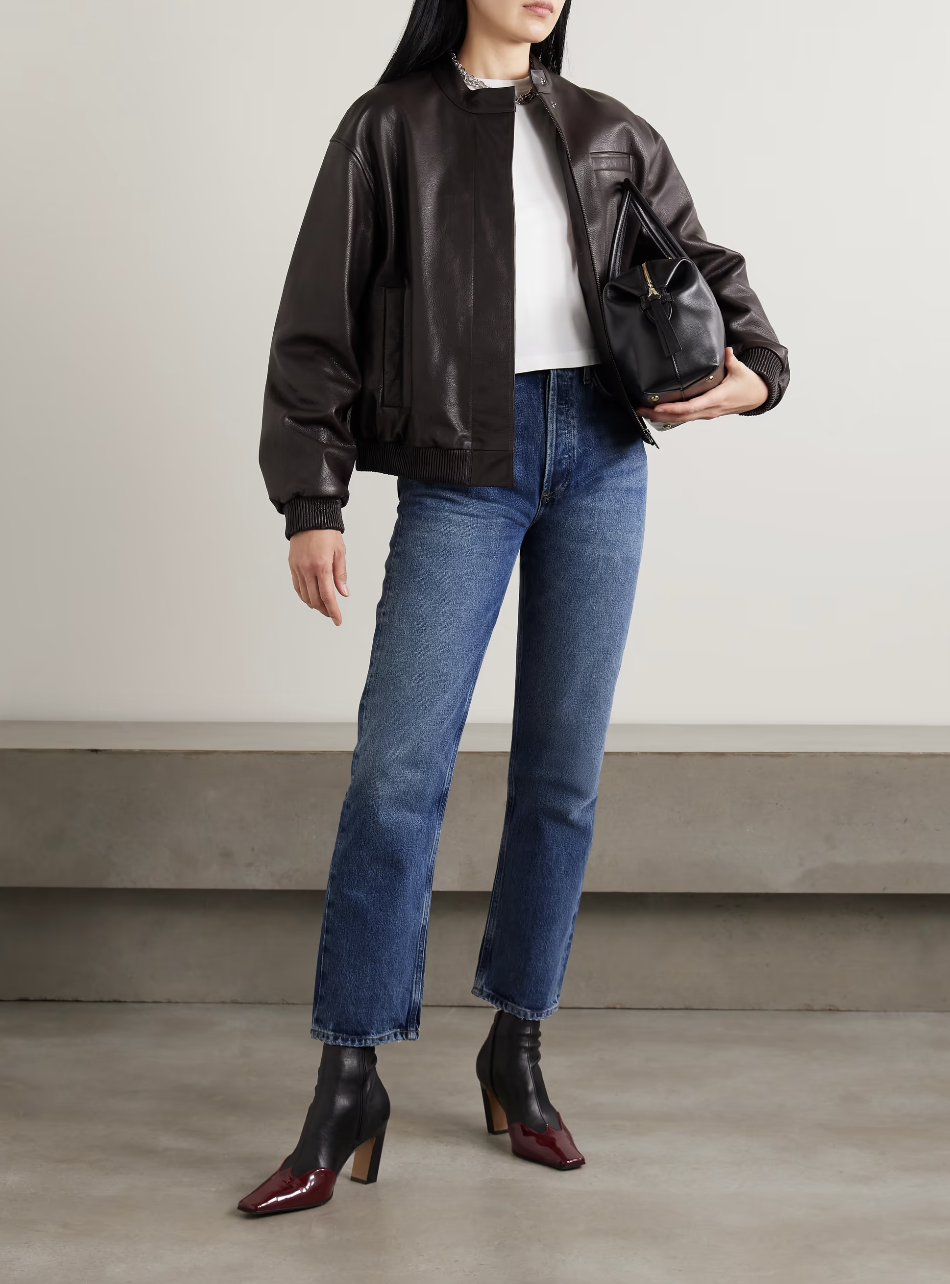 Agolde , 90s Pinch Waist high-rise straight-leg organic jeans