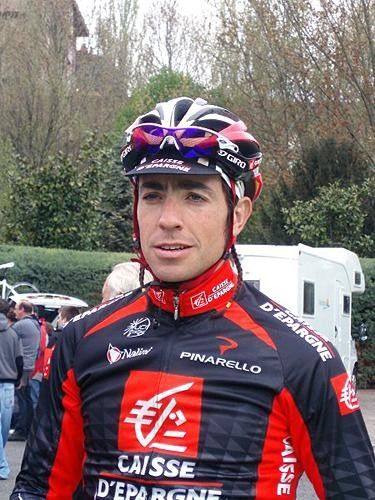 Xabier Zandio Echaide (Caisse d'Epargne) was one of the last to cross the line today.