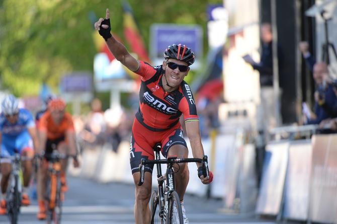 Philippe Gilbert (BMC) salutes to victory at De Brabantse Phijl