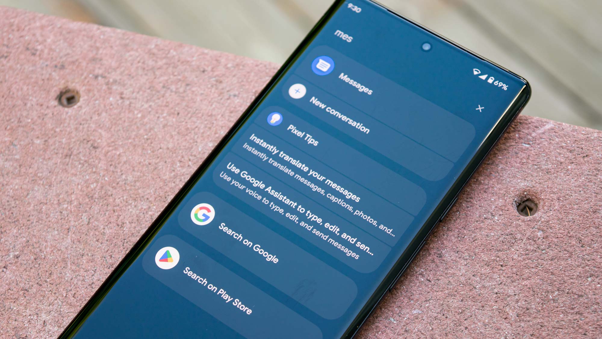 Android 13 google menu