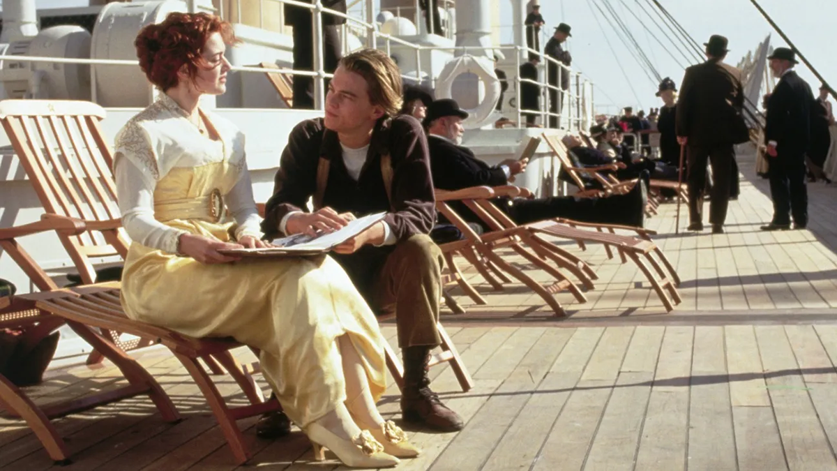 Jack and Rose in Titanic