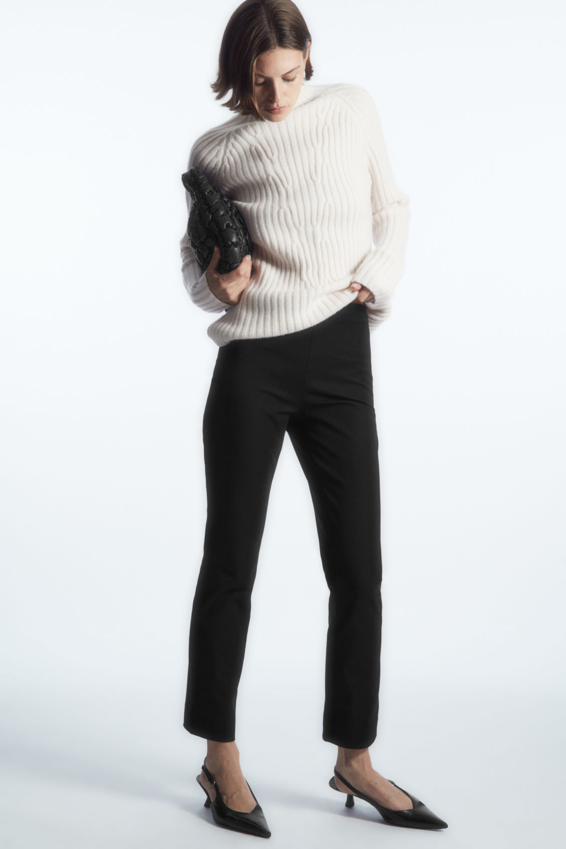 Slim-Fit Tailored Trousers