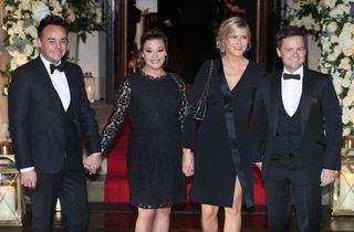 ant and dec attend the ceremony with their respective wives