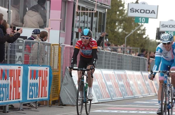 Geraint Thomas lies second overall, but lost his red jersey to teammate Mark Cavendish