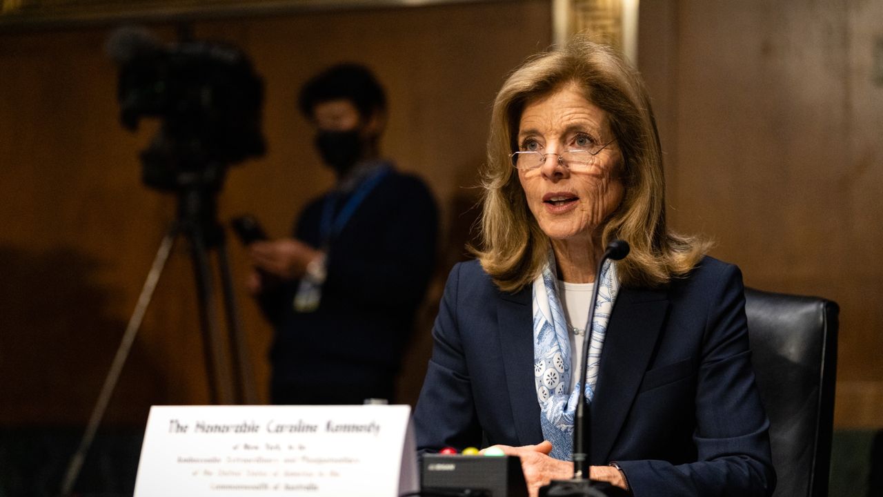 Caroline Kennedy testifies before the Senate