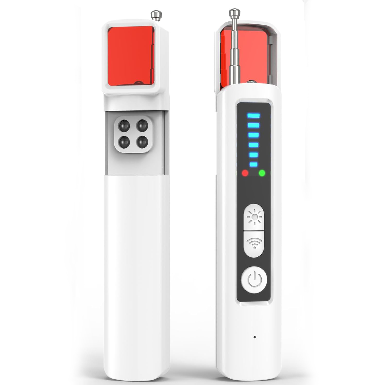Hidden camera detector front and back