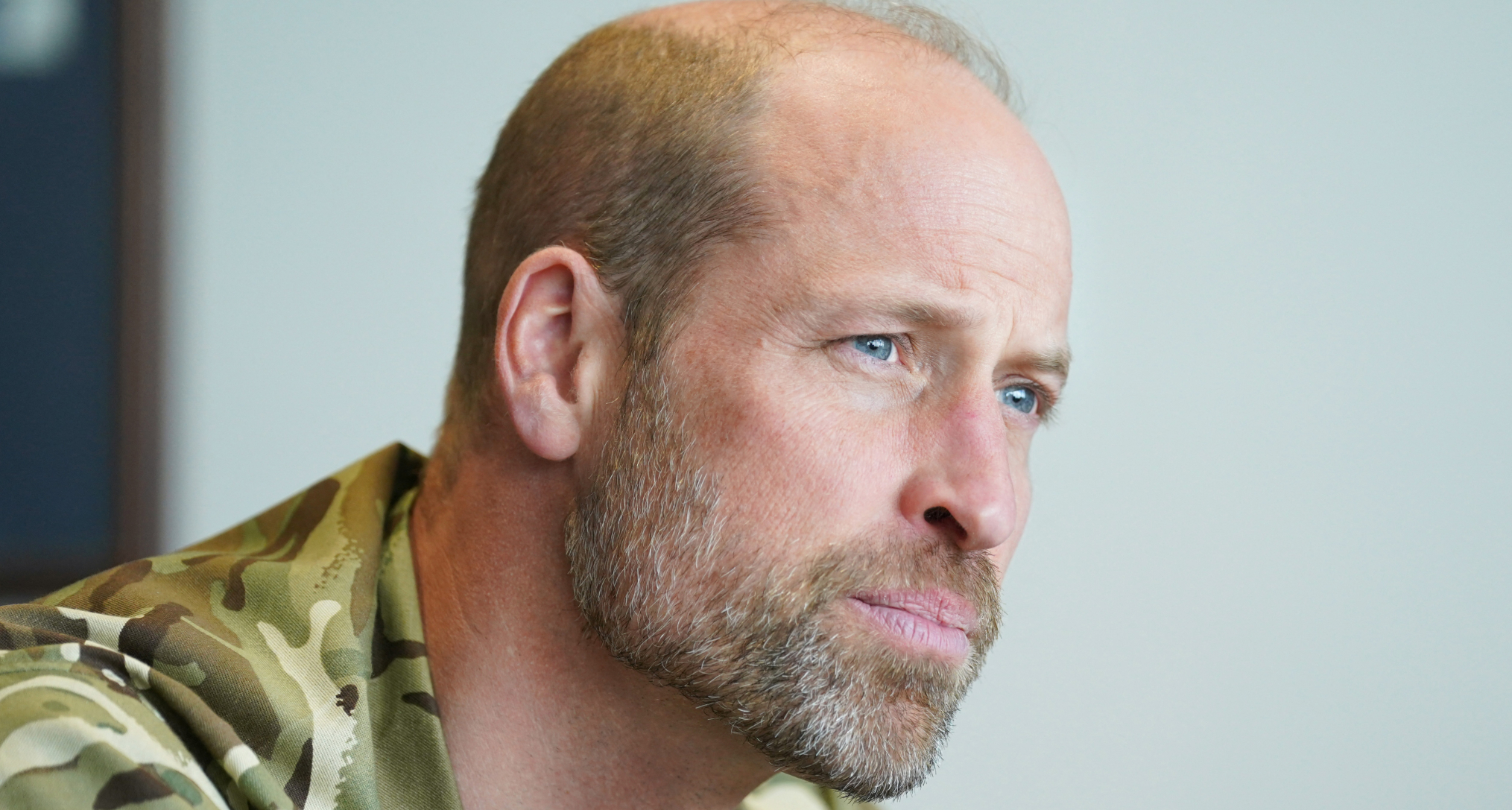 Prince William wearing camo