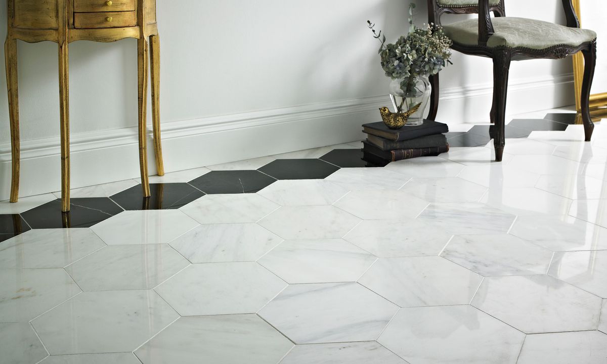 Patterned Floors to Complement Plain Walls - Tile Mountain