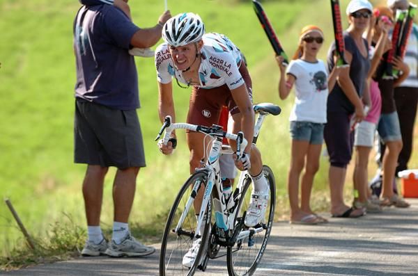 Maxime Bouet (AG2R La Mondiale) was part of the day's breakaway and finished alone in 6th place.