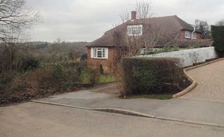 The original property before Clear Architects designed a house that moved the accommodation to the side elevation.