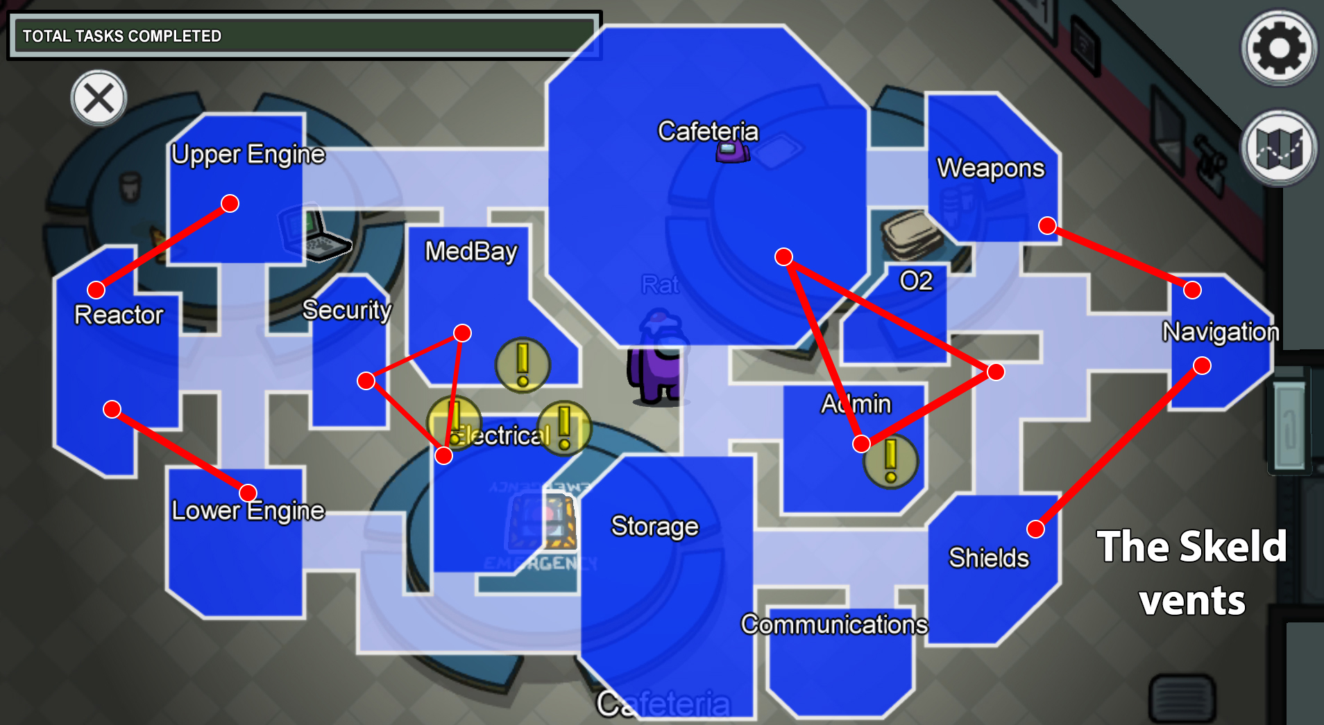 Among Us Map Guide Tips For Skeld Polus And Mira Hq Pc Gamer
