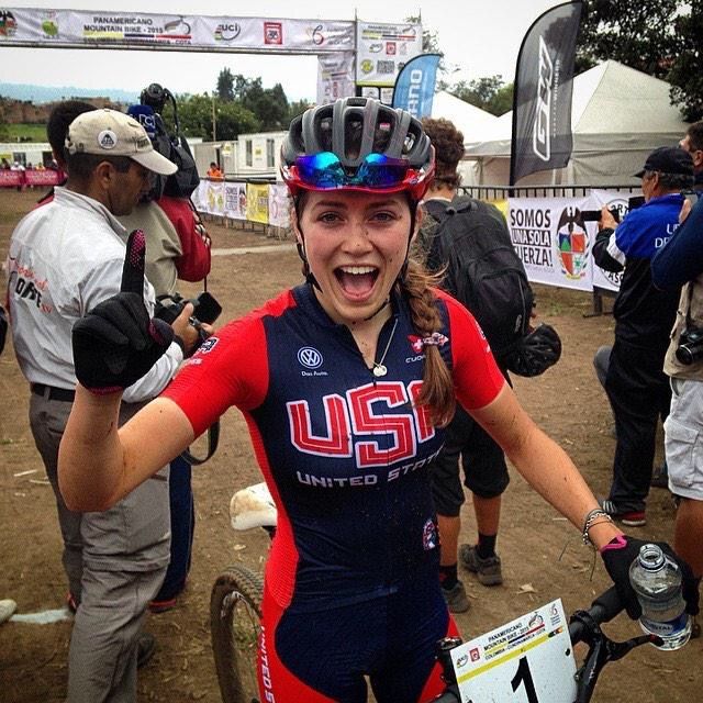 USA Cycling's Kate Courtney won gold in Colombia.
