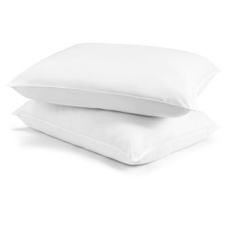 Mainstays Plush Microfiber Bed Pillows, 2 Pack, Standard