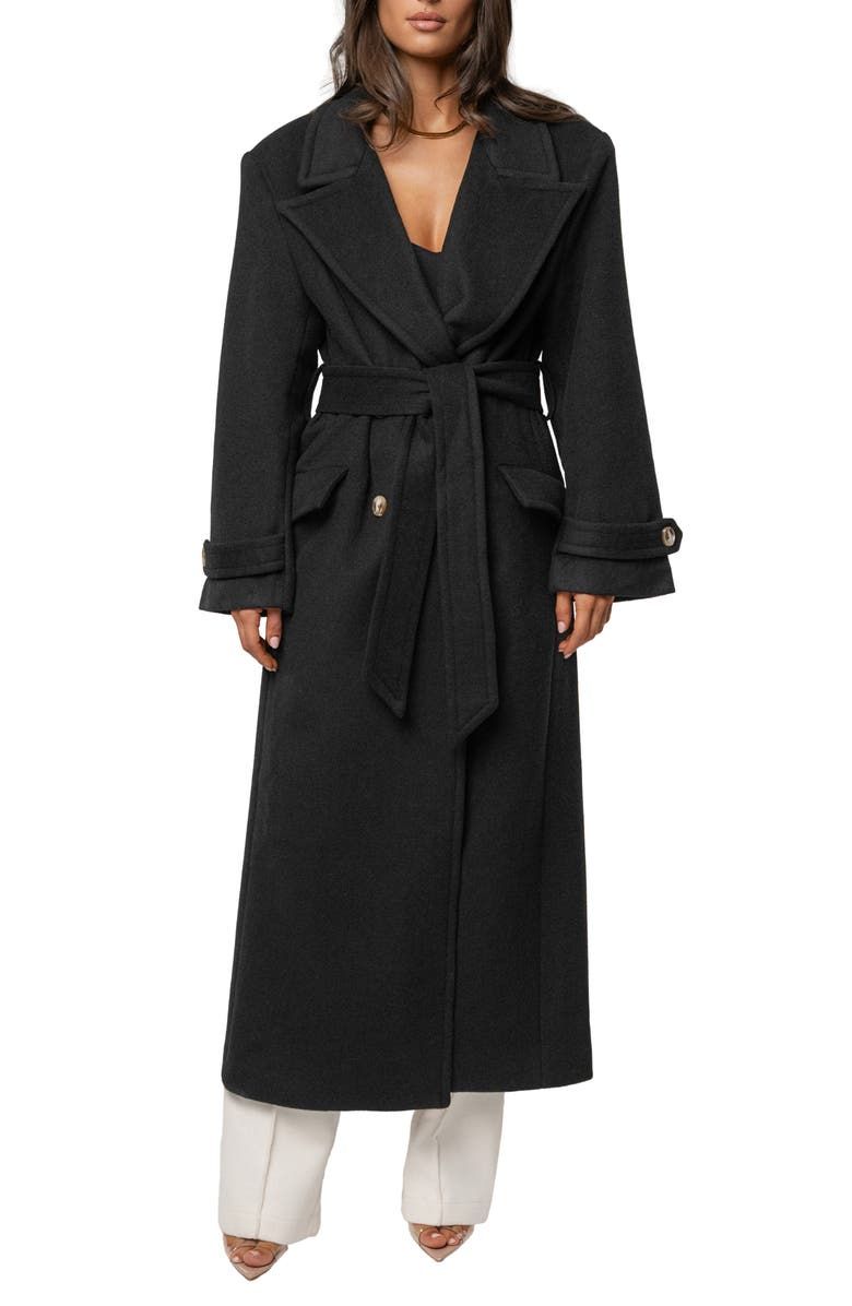 Empire Double Breasted Longline Coat