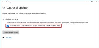 Windows Update download driver updates
