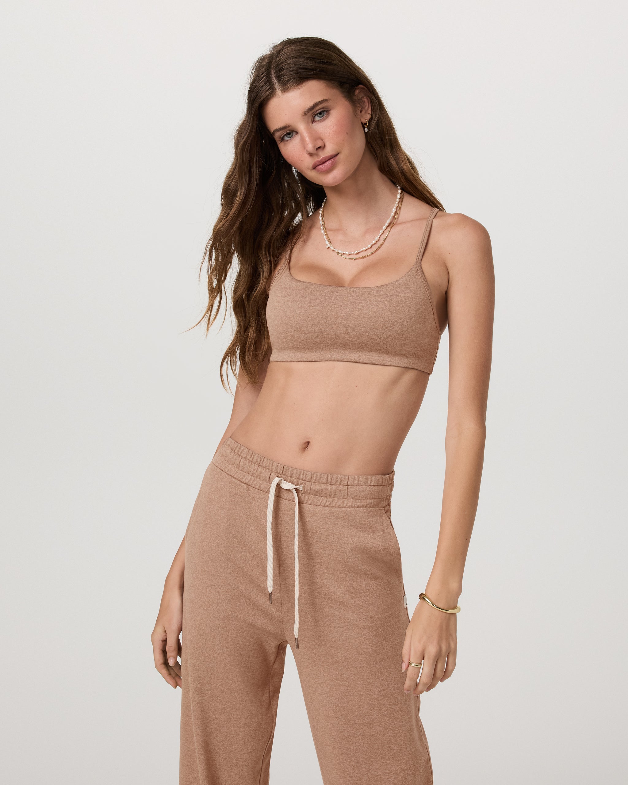Halo Essential Bra - Nutmeg Heather - Xxs