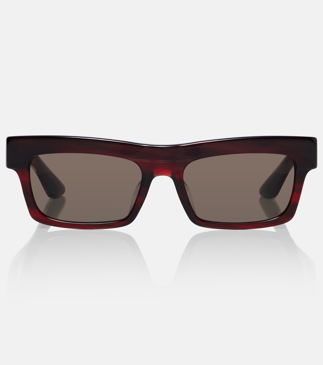 x Oliver Peoples 1985C Sunglasses in Burgundy - Khaite