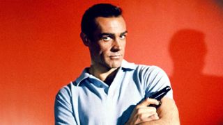 Sean Connery as James Bond in a promotional picture for Dr. No