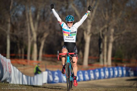Katherine Compton (KFC racing p/b Trek&Panache) doubles up at Ruts N Guts