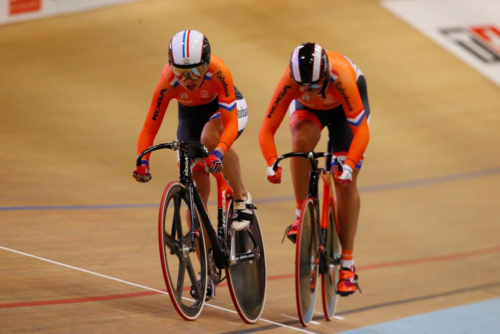 The Dutch women's team sprinters