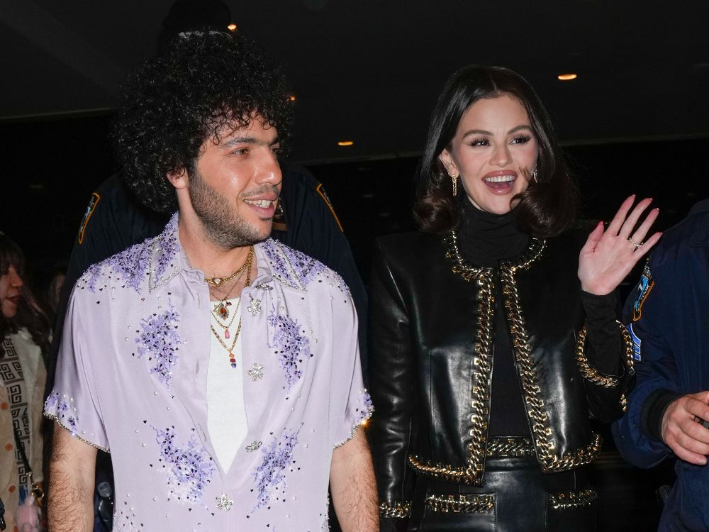 Benny Blanco and Selena Gomez in New York City