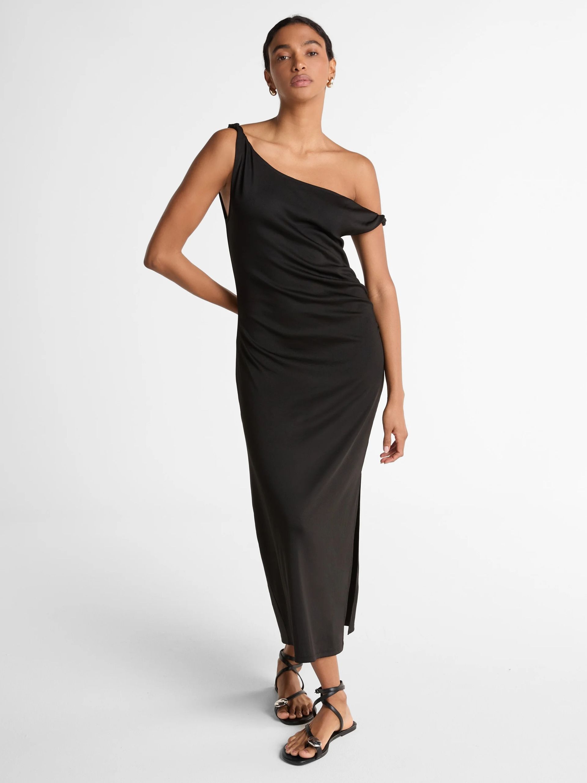Scoop, Scoop Women’s Asymmetrical Maxi Dress, Sizes Xs-Xxl