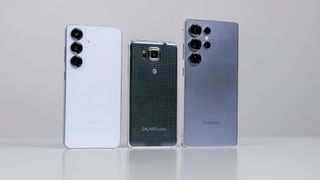 Samsung Galaxy Alpha held in hand.