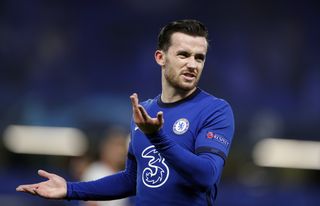 Chelsea�s Ben Chilwell during the UEFA Champions League match at Stamford Bridge, London