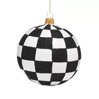 Bloomingdales Checkered Ball Ornament | was