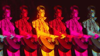 David Bowie as Ziggy Stardust in creative image