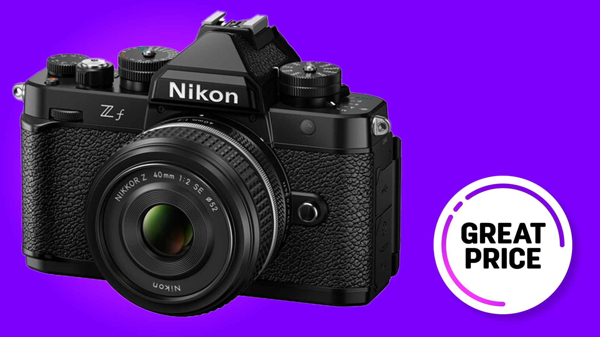 Grab the Nikon Zf with retro 40mm at its lowest EVER price!