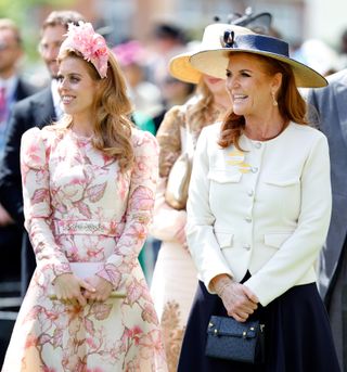 Sarah Ferguson and Princess Beatrice at Royal Ascot