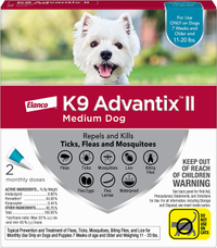 K9 Advantix II Flea and Tick Prevention for Medium Dogs
RRP: $35.98 | Now: $24.98 | Save: $11.00 (31%)