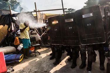 Photos: Brazilian police evict 5,000 squatters
