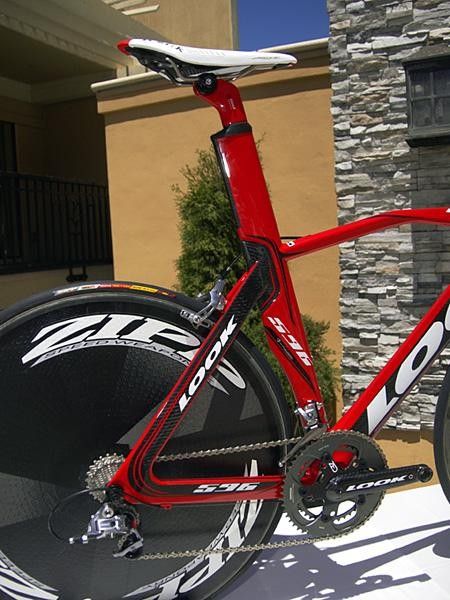 As usual, there's the deep-section seat tube,